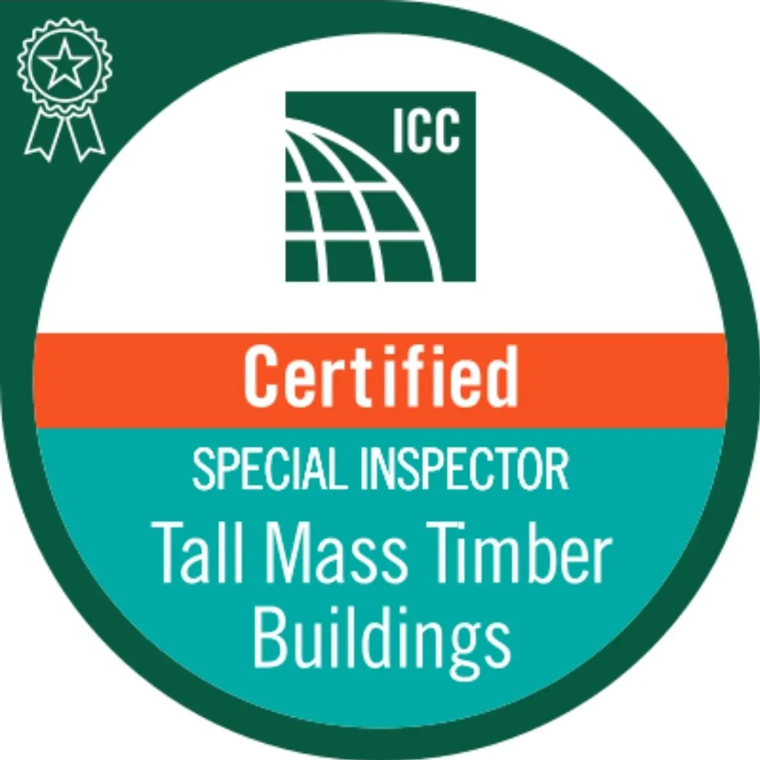 Tall Mass Timber Building Certified Inspector